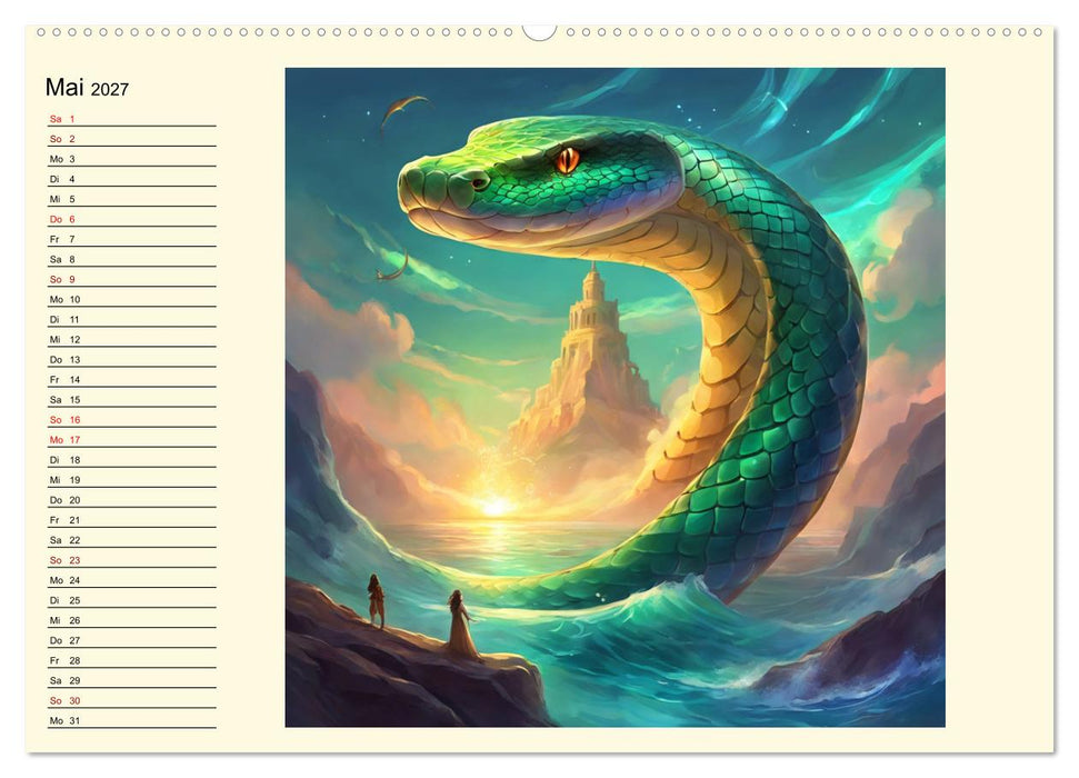 Meeresmythen (CALVENDO Premium Wandkalender 2027)