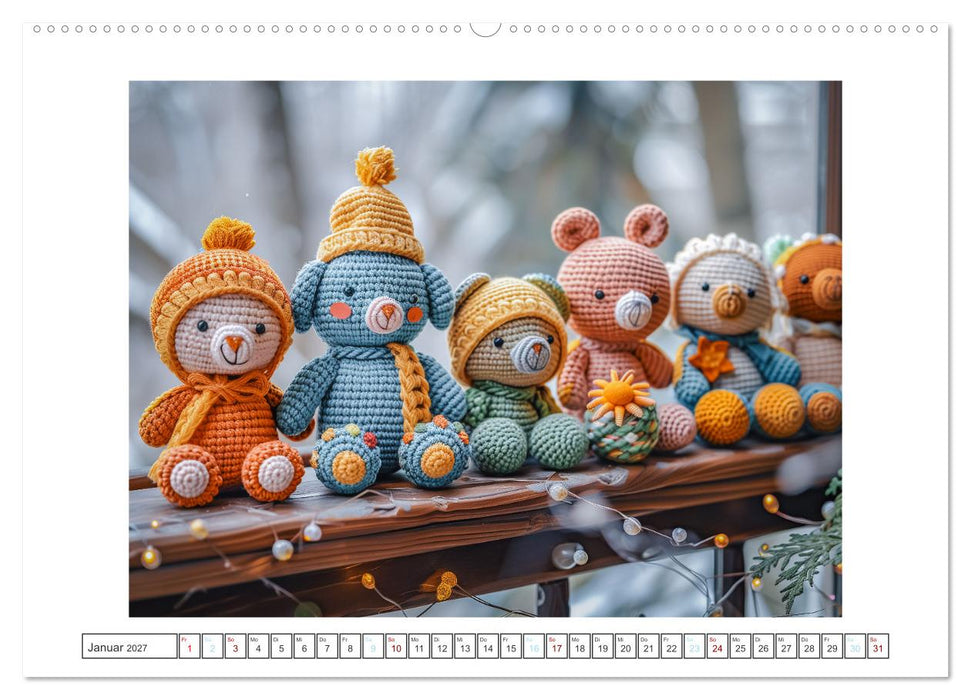 Lustige Strick-Ideen (CALVENDO Wandkalender 2027)