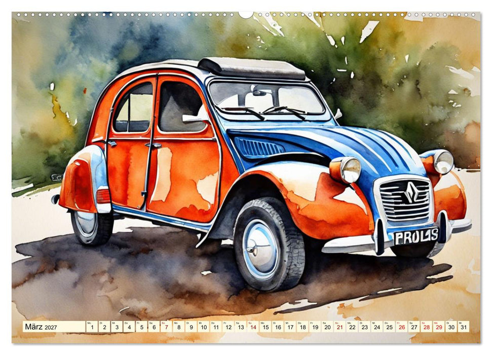 Oldtimer - Kultmodelle aus den 1960er Jahren (CALVENDO Wandkalender 2027)