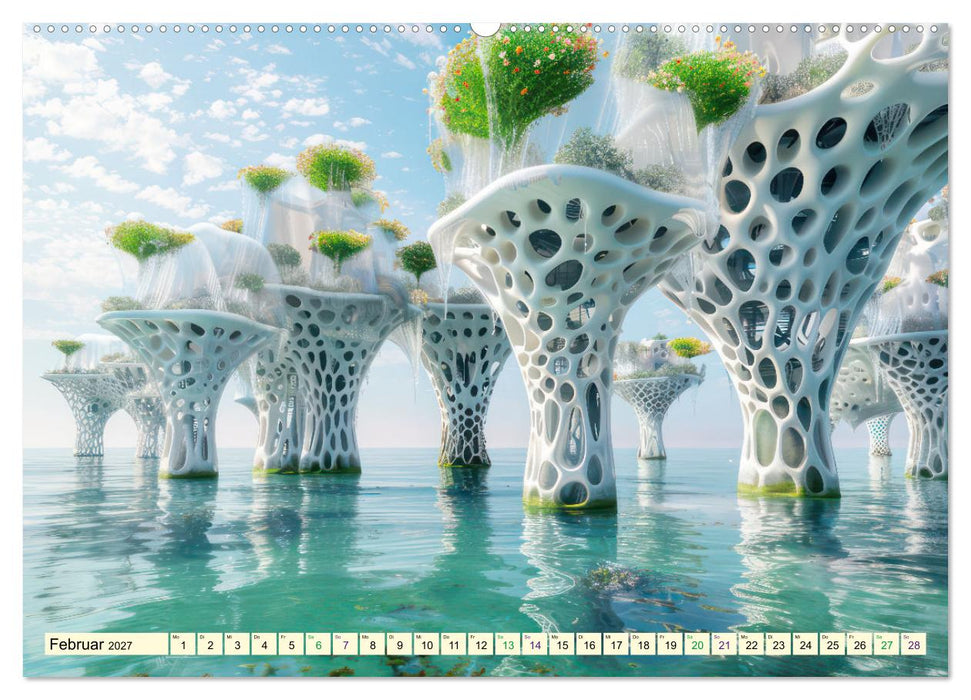 Science-Fiction Wasserwelten (CALVENDO Premium Wandkalender 2027)
