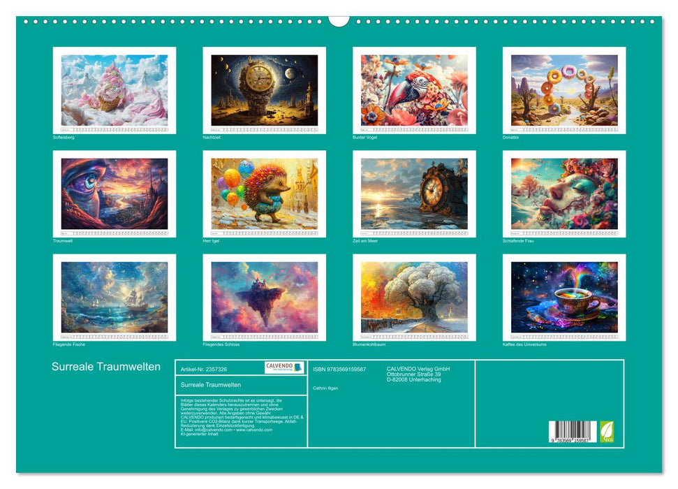 Surreale Traumwelten (CALVENDO Wandkalender 2027)