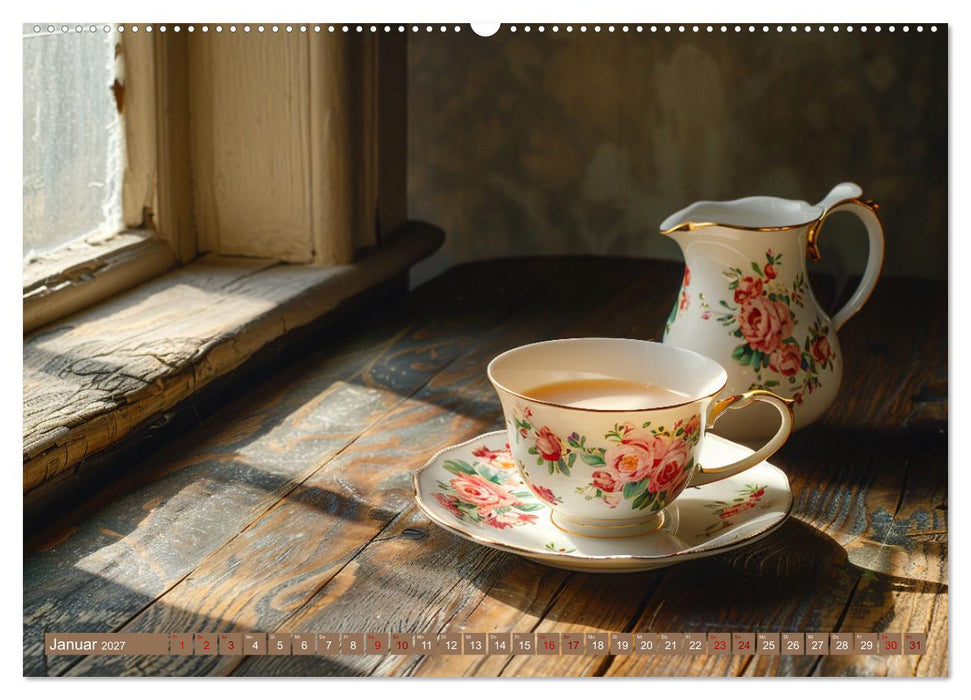 Teezeit Träume (CALVENDO Premium Wandkalender 2027)