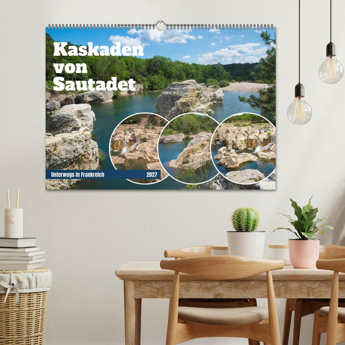 Kaskaden von Sautadet (CALVENDO Wandkalender 2027)