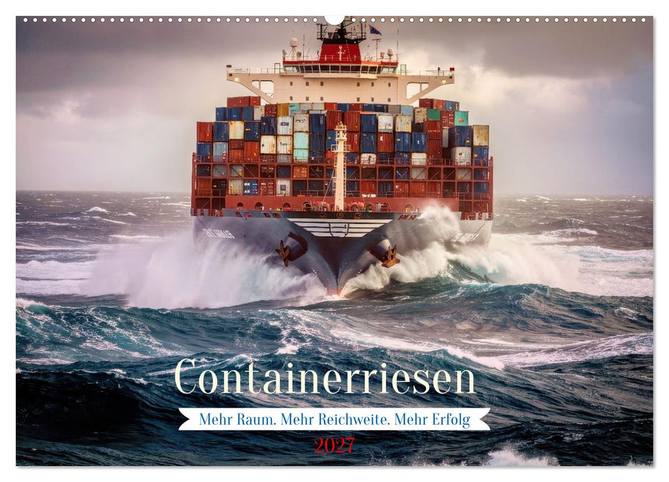 Containerriesen (CALVENDO Wandkalender 2027)