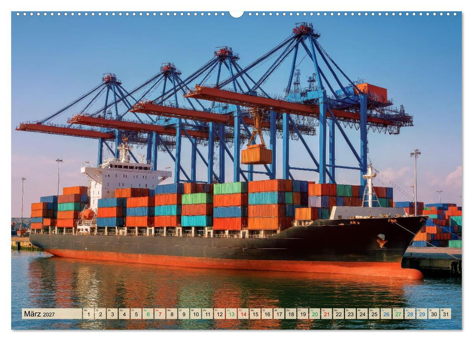 Containerriesen (CALVENDO Wandkalender 2027)