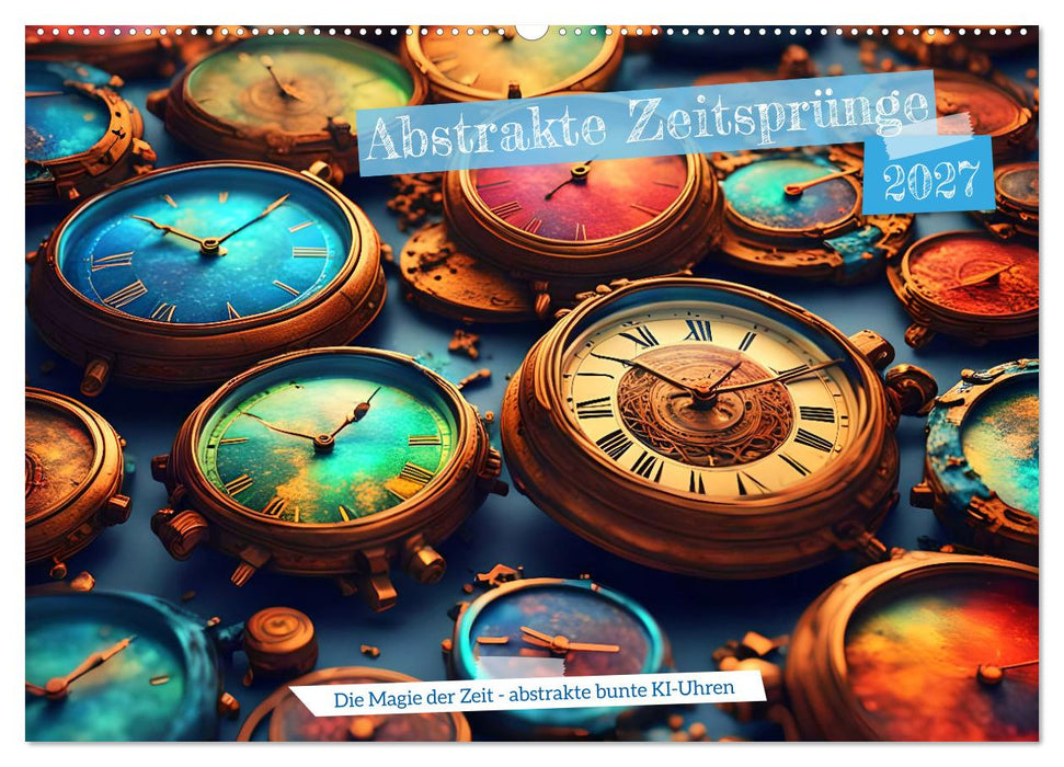 Abstrakte Zeitsprünge (CALVENDO Wandkalender 2027)