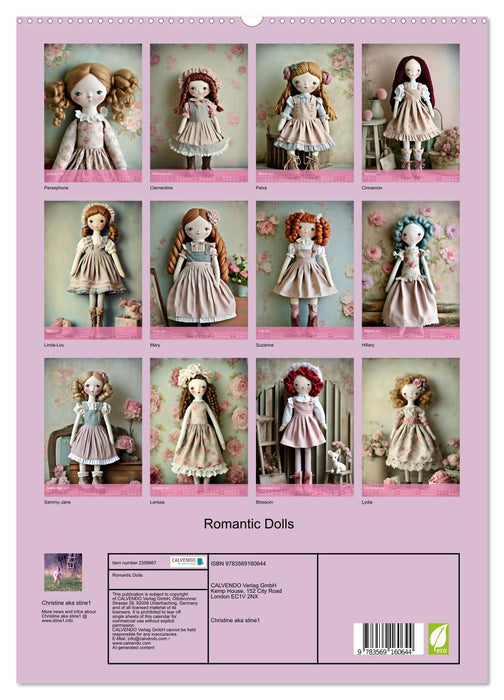 Romantic Dolls (CALVENDO Premium-Calendar 2027)