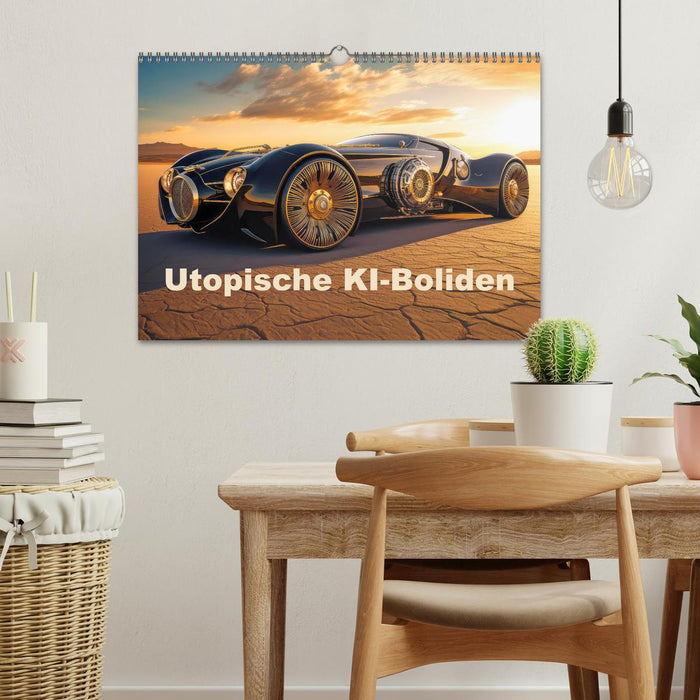Utopische KI-Boliden (CALVENDO Wandkalender 2027)