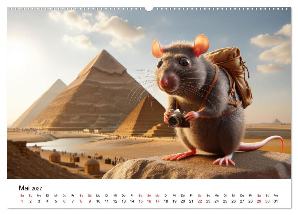 Ratten auf Reisen (CALVENDO Wandkalender 2027)