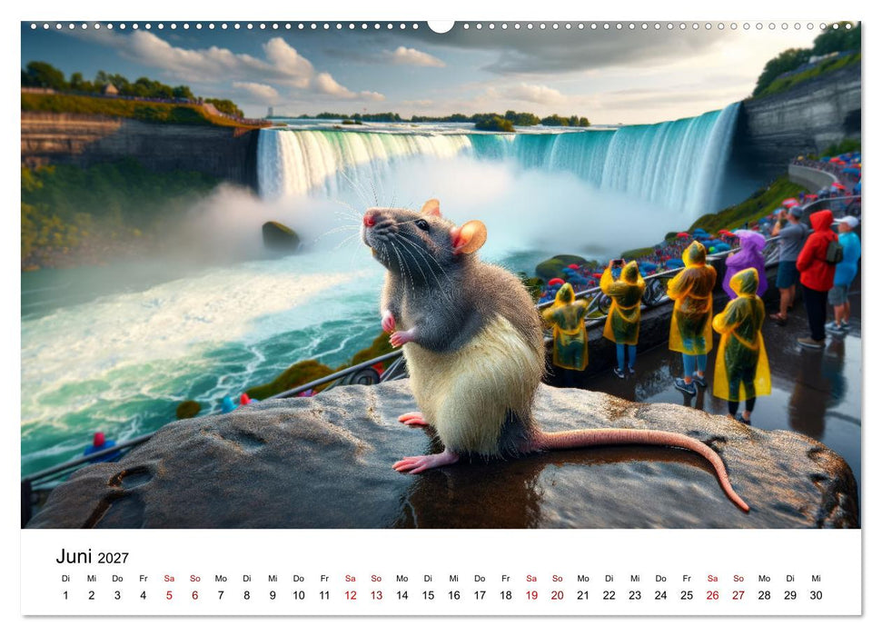 Ratten auf Reisen (CALVENDO Wandkalender 2027)