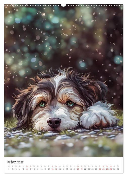 Der Aussiedoodle - Lebensfreude pur (CALVENDO Wandkalender 2027)