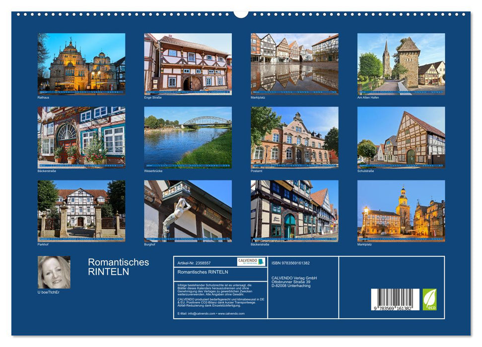 Romantisches RINTELN (CALVENDO Premium Wandkalender 2027)