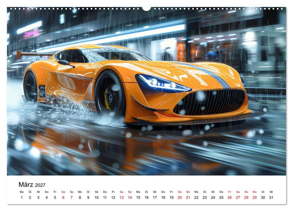 Schnelle Sportwagen (CALVENDO Premium Wandkalender 2027)