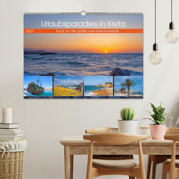 Urlaubsparadies in Kreta (CALVENDO Wandkalender 2027)