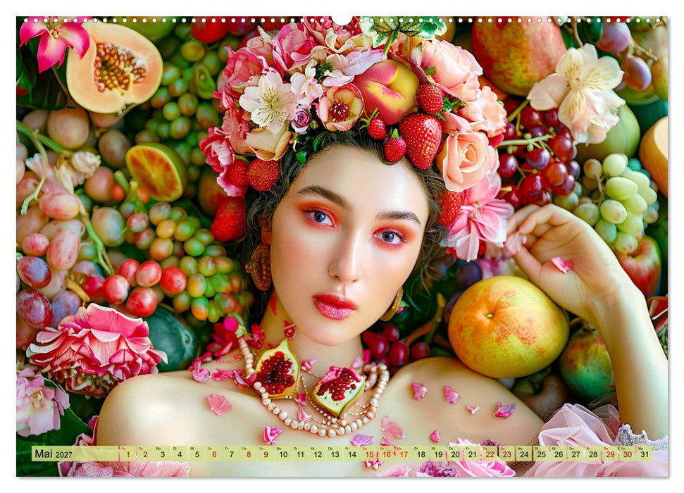 Obstkönigin - Fruchtig, floral und voller Schönheit (CALVENDO Premium Wandkalender 2027)
