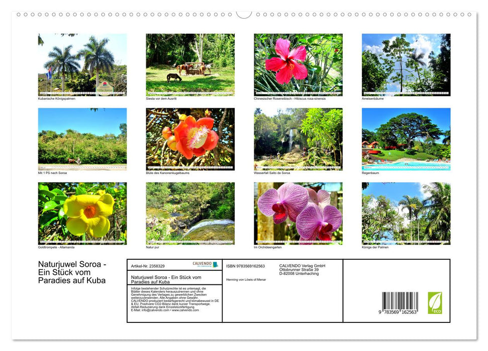 Naturjuwel Soroa - Ein Stück vom Paradies auf Kuba (CALVENDO Premium Wandkalender 2027)