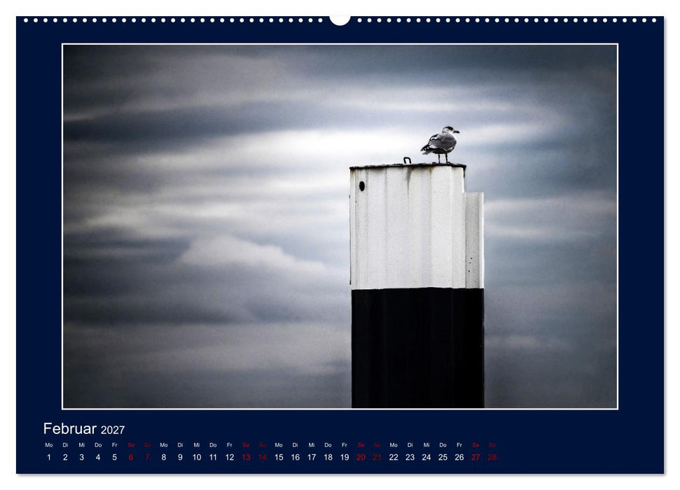 Wolken, Watt und Wellen. Fotografische Impressionen vom Jadebusen. (CALVENDO Wandkalender 2027)