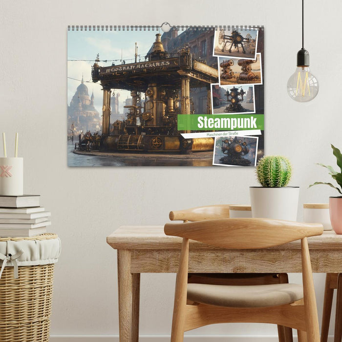 Steampunk Maschinen der Straße (CALVENDO Wandkalender 2027)