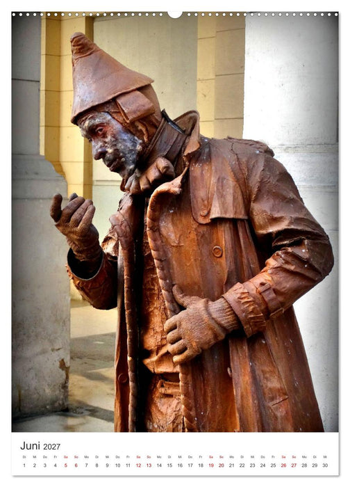 HABANEROS - Lebende Statuen in Havanna (CALVENDO Wandkalender 2027)
