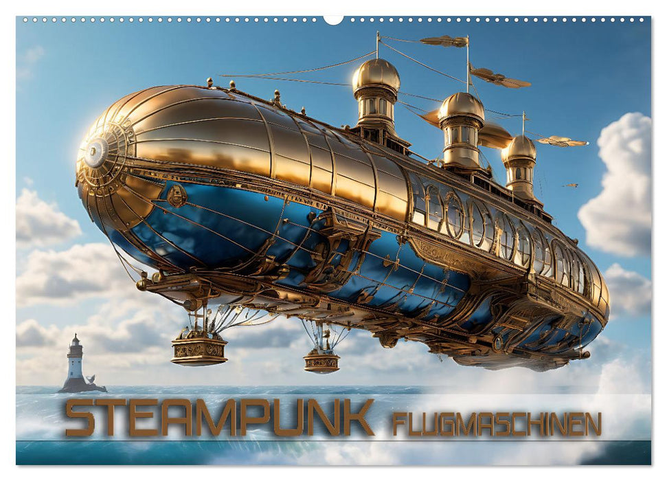 Steampunk Flugmaschinen (CALVENDO Wandkalender 2027)