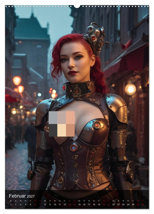 Steampunk - Stadtleben - Rotlichtviertel (CALVENDO Wandkalender 2027)