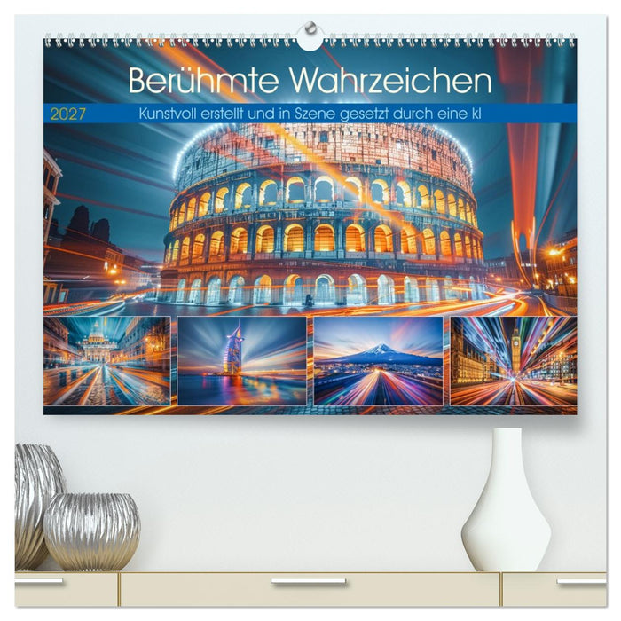 Berühmte Wahrzeichen (CALVENDO Premium Wandkalender 2027)