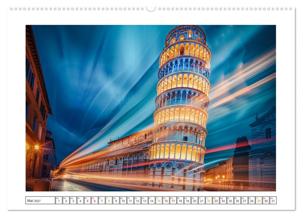 Berühmte Wahrzeichen (CALVENDO Premium Wandkalender 2027)