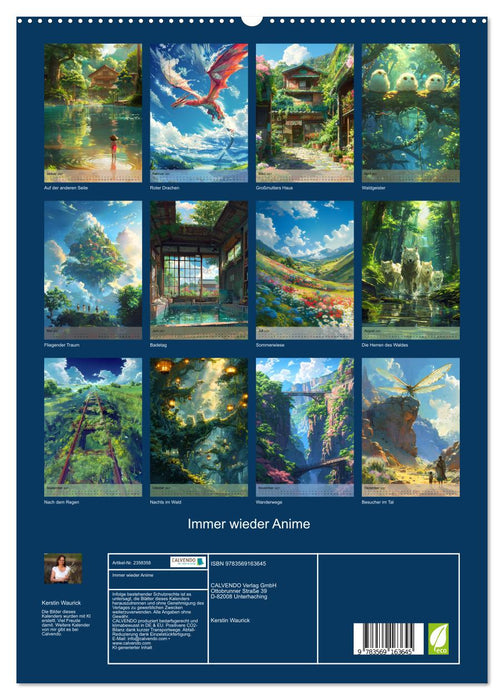 Immer wieder Anime (CALVENDO Premium Wandkalender 2027)