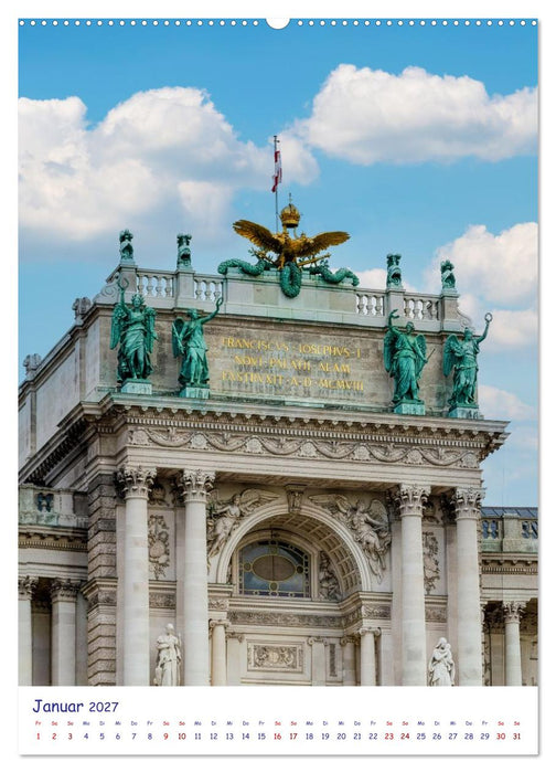 Wien - Ein Jahr voller Geschichte (CALVENDO Wandkalender 2027)
