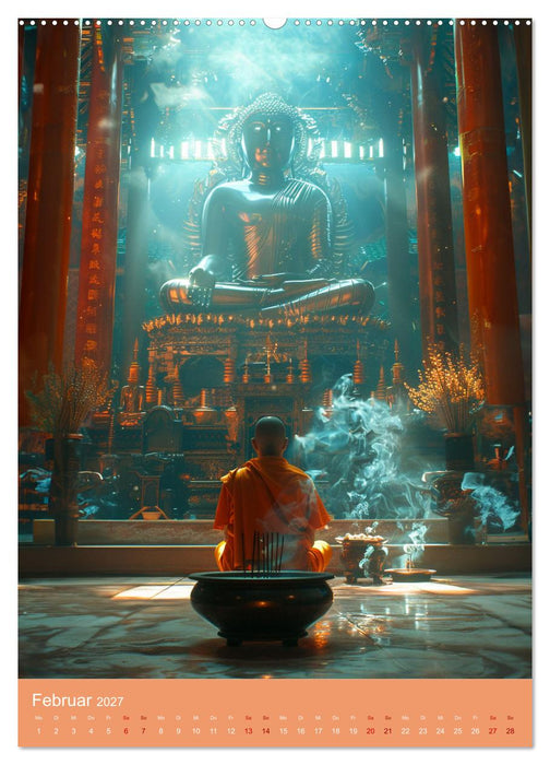 Meditative Stille (CALVENDO Premium Wandkalender 2027)