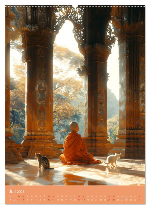 Meditative Stille (CALVENDO Premium Wandkalender 2027)