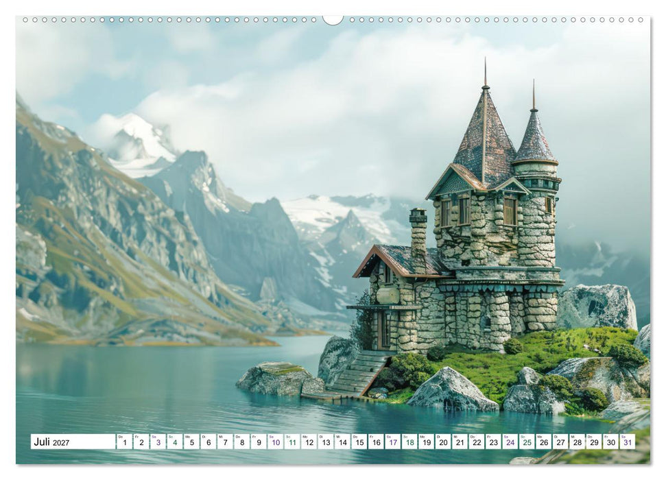 Pittoreske Steinhäuser (CALVENDO Premium Wandkalender 2027)