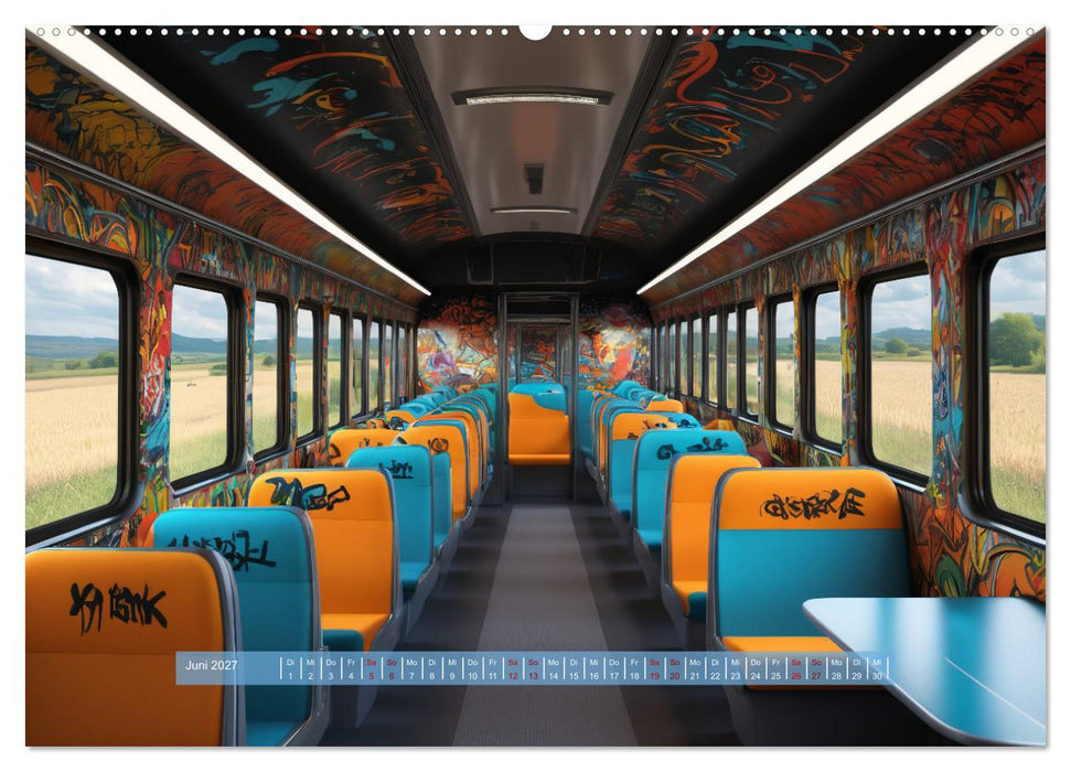 Graffiti Train (CALVENDO Wandkalender 2027)
