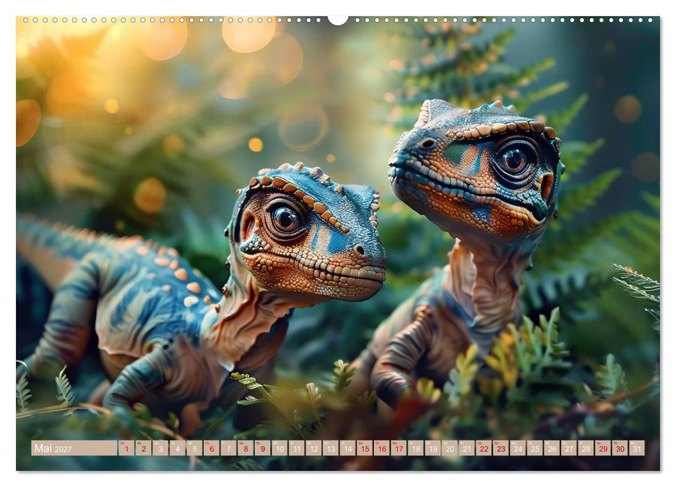 Dino-Babys (CALVENDO Premium Wandkalender 2027)