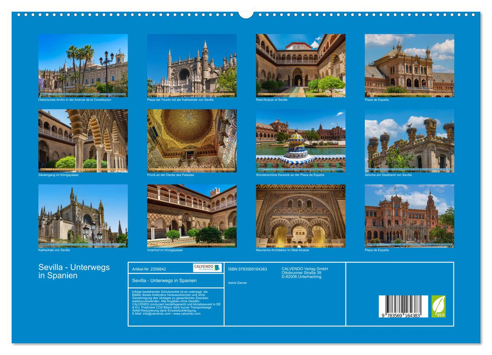 Sevilla - Unterwegs in Spanien (CALVENDO Premium Wandkalender 2027)