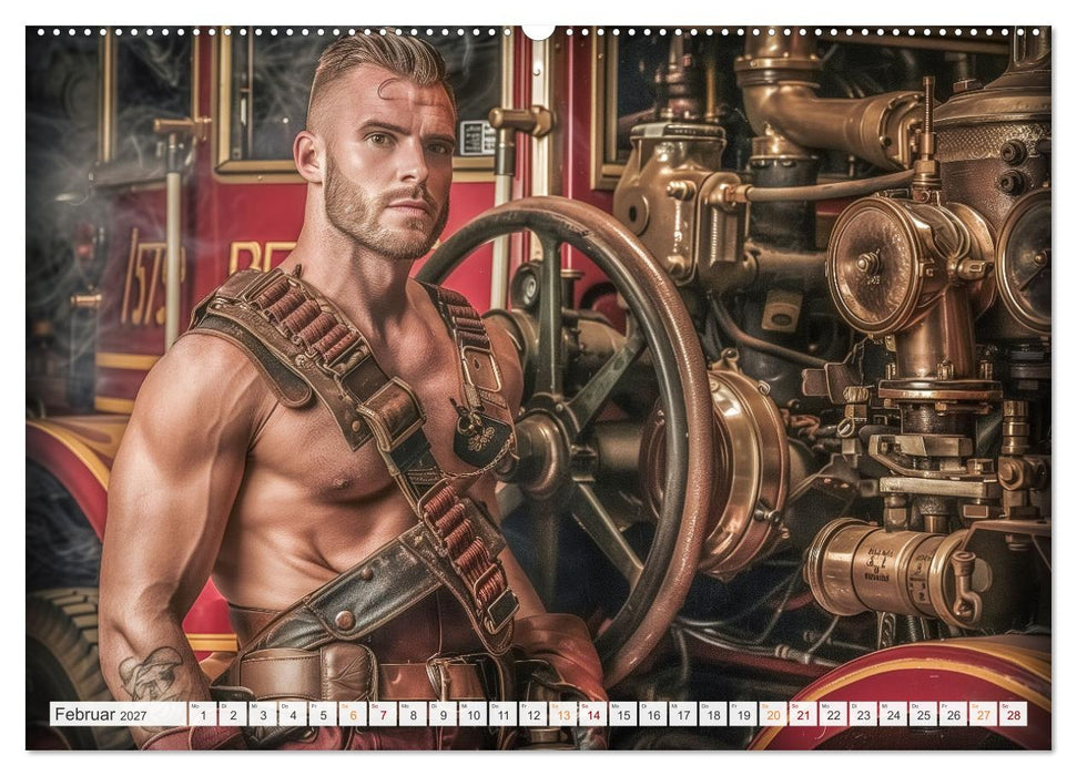 Feuerwehrmänner (CALVENDO Premium Wandkalender 2027)