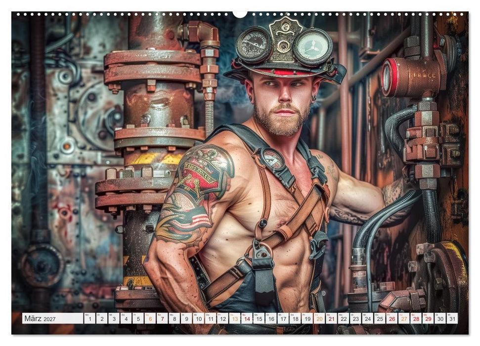 Feuerwehrmänner (CALVENDO Premium Wandkalender 2027)