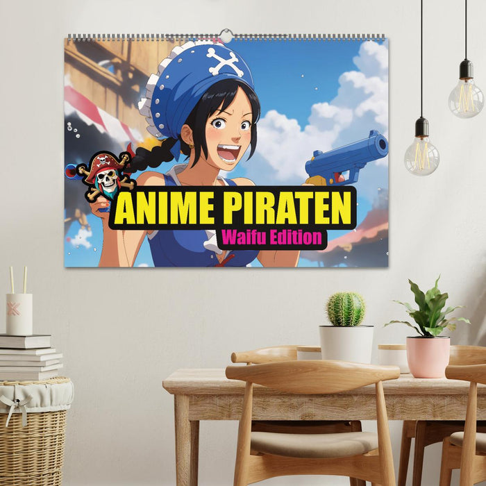 Anime Piraten - Waifu Edition (CALVENDO Wandkalender 2027)