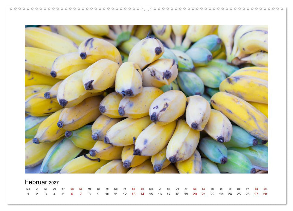 Frisches Obst - Mit leckeren Früchten und Vitaminen gesund durchs Jahr! (CALVENDO Wandkalender 2027)