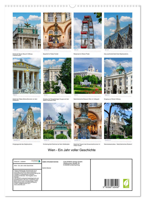 Wien - Ein Jahr voller Geschichte (CALVENDO Premium Wandkalender 2027)