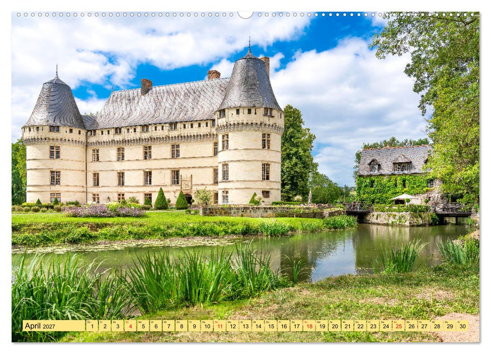 Châteaux. Im Tal der Loire (CALVENDO Premium Wandkalender 2027)