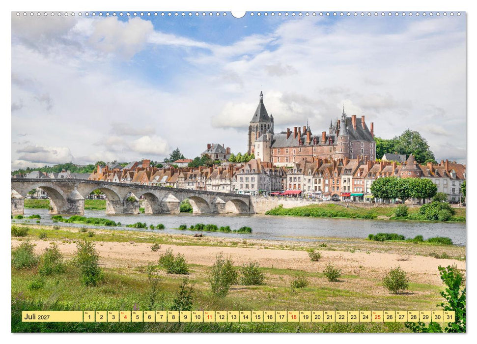 Châteaux. Im Tal der Loire (CALVENDO Premium Wandkalender 2027)