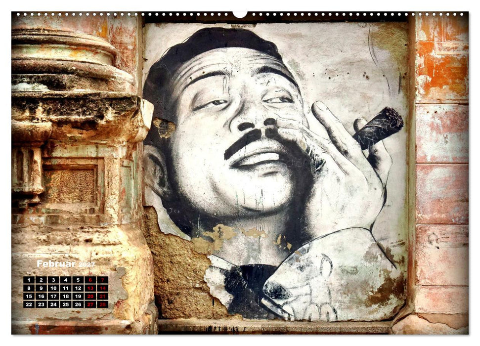 Gesichter Havannas - Street Art in der kubanischen Hauptstadt (CALVENDO Wandkalender 2027)