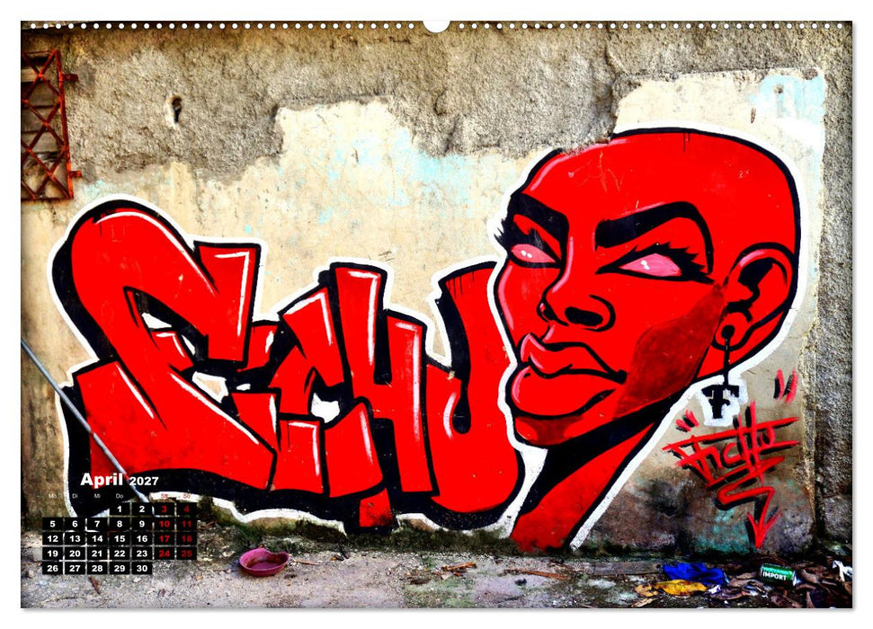 Gesichter Havannas - Street Art in der kubanischen Hauptstadt (CALVENDO Wandkalender 2027)