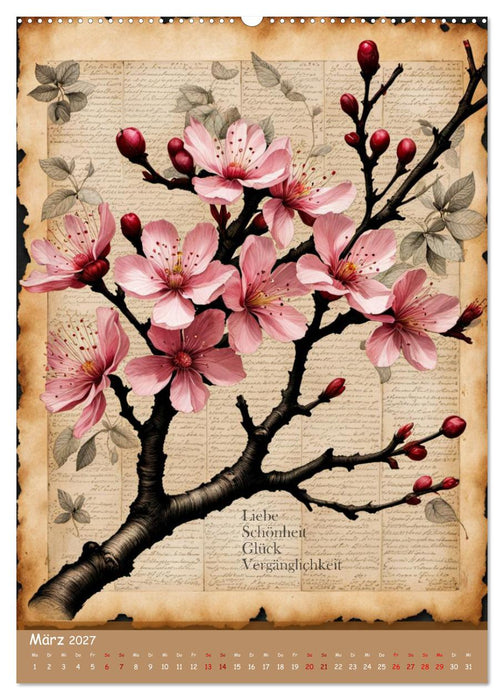 Geburtsblume, dein florales Sternzeichen (CALVENDO Premium Wandkalender 2027)