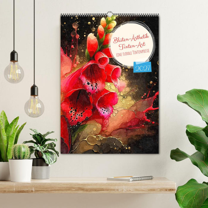 Blüten-Ästhetik Tintenart (CALVENDO Wandkalender 2027)