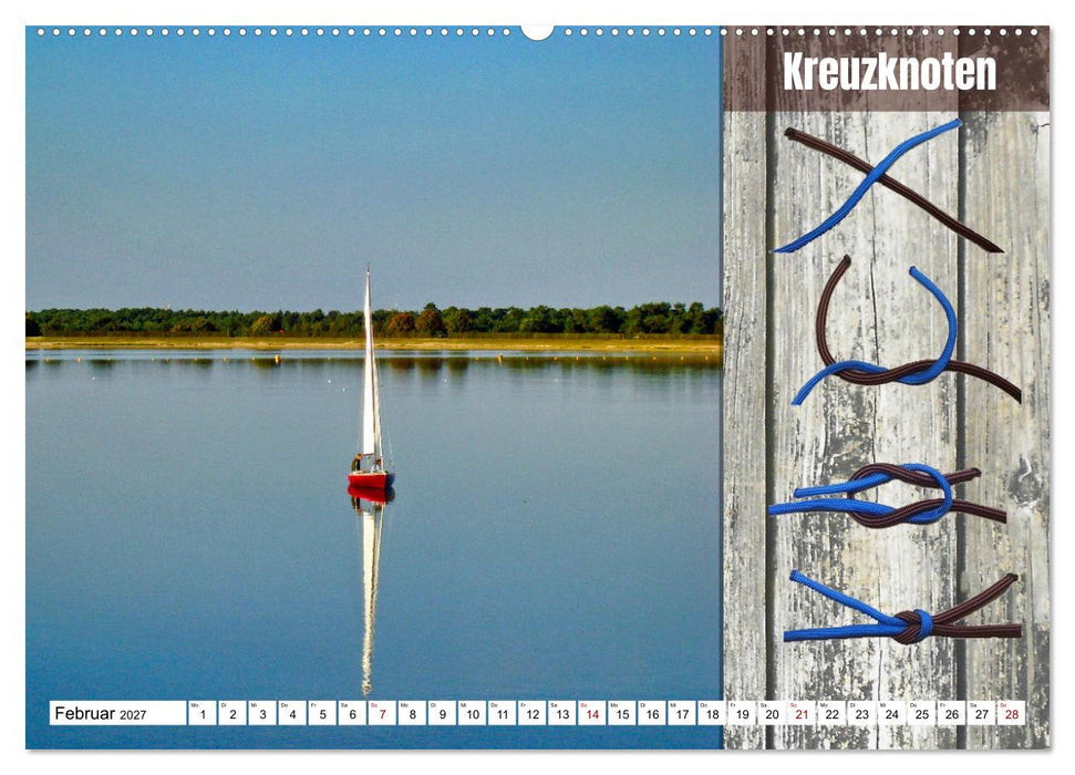 Schnittige Jollen - wichtige Knoten (CALVENDO Wandkalender 2027)