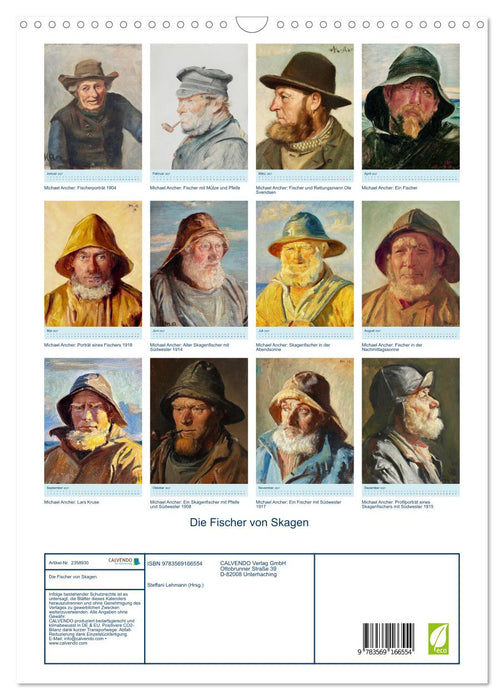Die Fischer von Skagen (CALVENDO Wandkalender 2027)