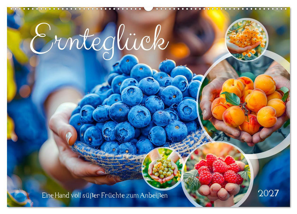 Ernteglück - Eine handvoll süßer Früchte zum Anbeißen (CALVENDO Wandkalender 2027)
