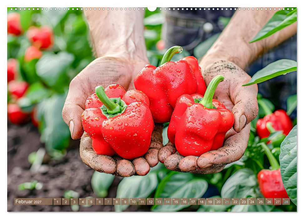 Mein Gemüsegarten - Ein Jahr knackig frisches Gemüse (CALVENDO Wandkalender 2027)